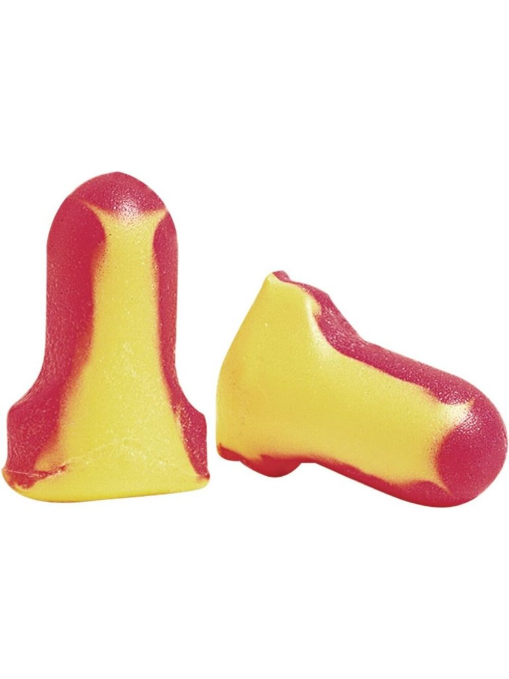 High Visibility Disposable Foam Earplugs - 200 Pairs, Pink/Yellow, Noise
